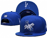 Los Angeles Dodgers Team Logo Adjustable Hat YD (3),baseball caps,new era cap wholesale,wholesale hats
